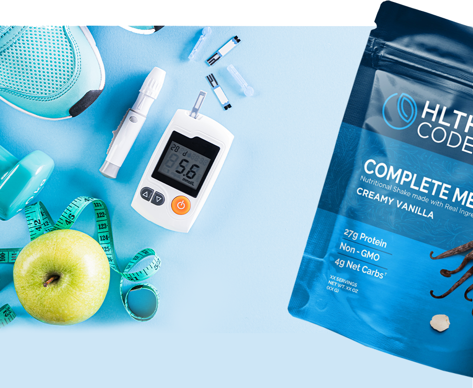 Customer review: HLTH Code shake perfect for diabetics, low carb and satisfying